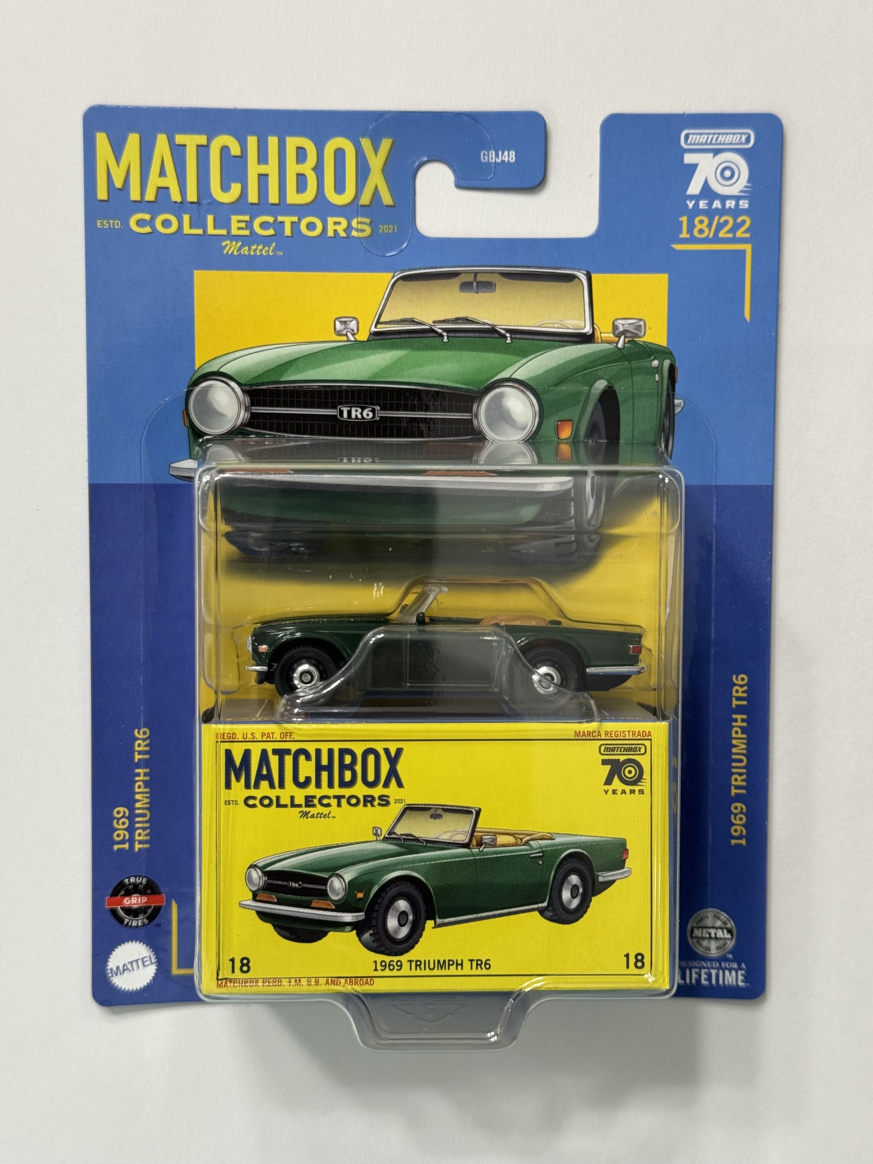 Matchbox Collectors #18 1969 Triumph TR6