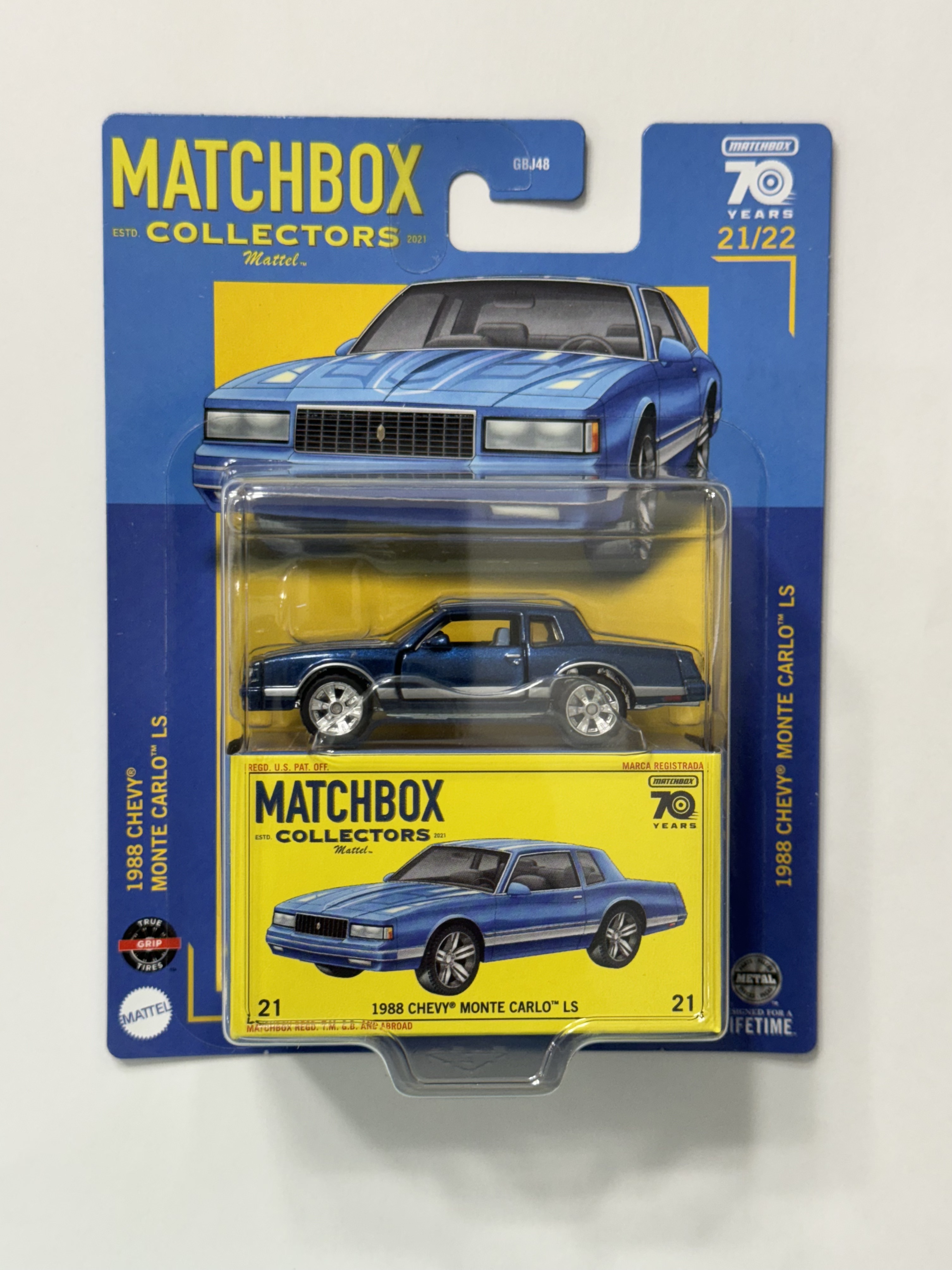 Matchbox Collectors #21 1988 Chevy Monte Carlo LS