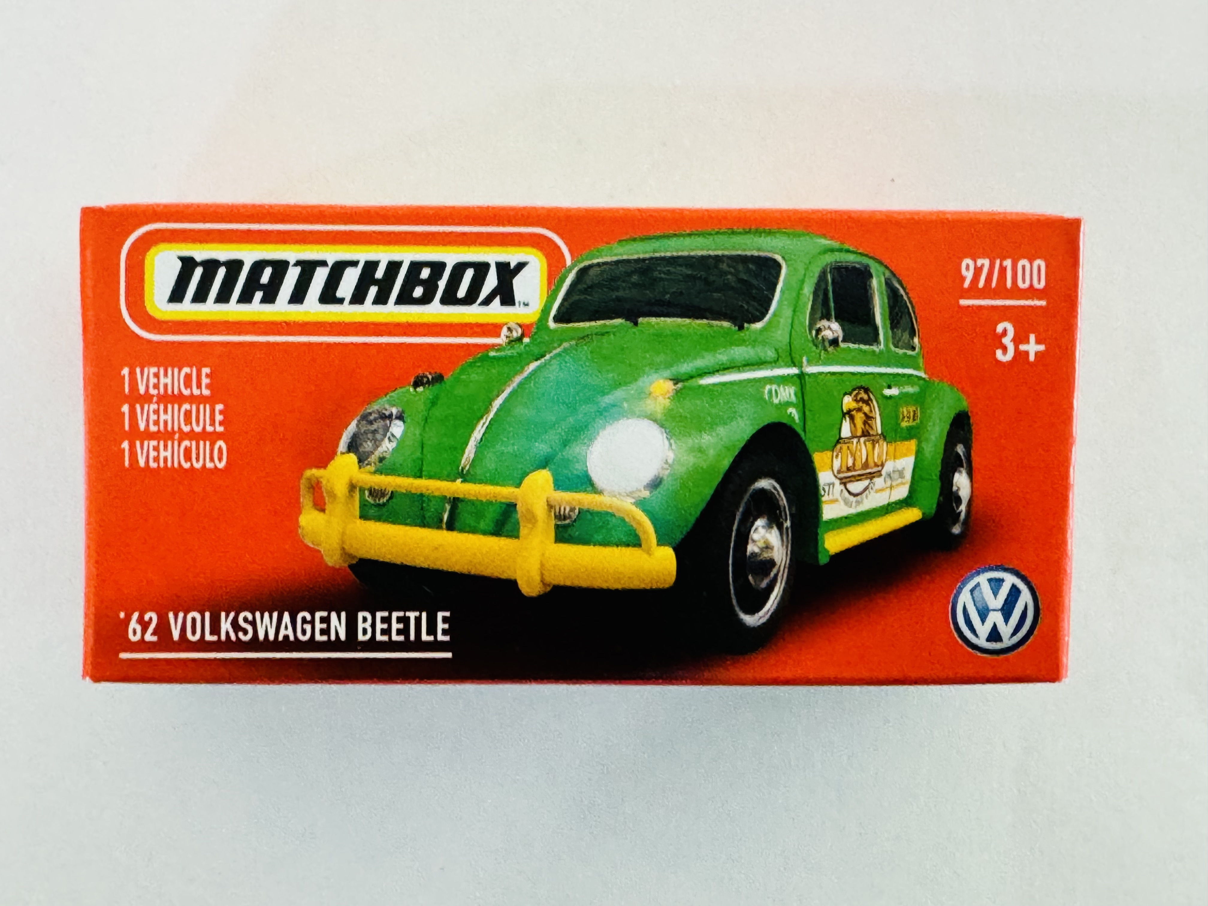 Matchbox Power Grabs #97 '62 Volkswagen Beetle