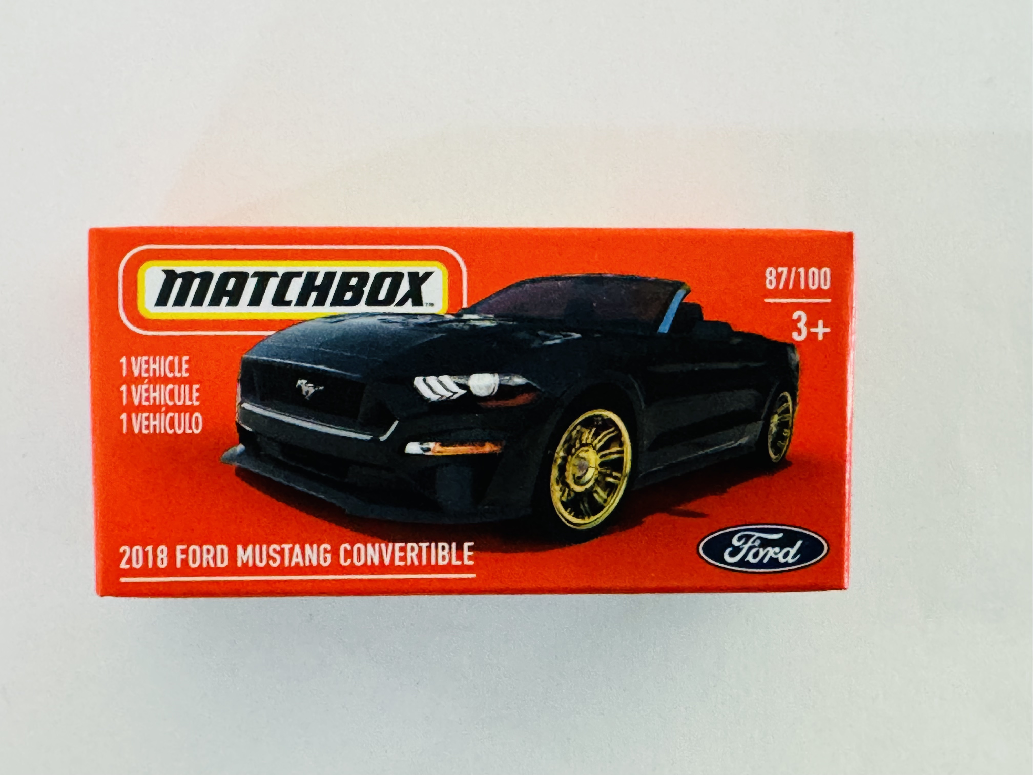 Matchbox Power Grabs #87 2018 Ford Mustang Convertible