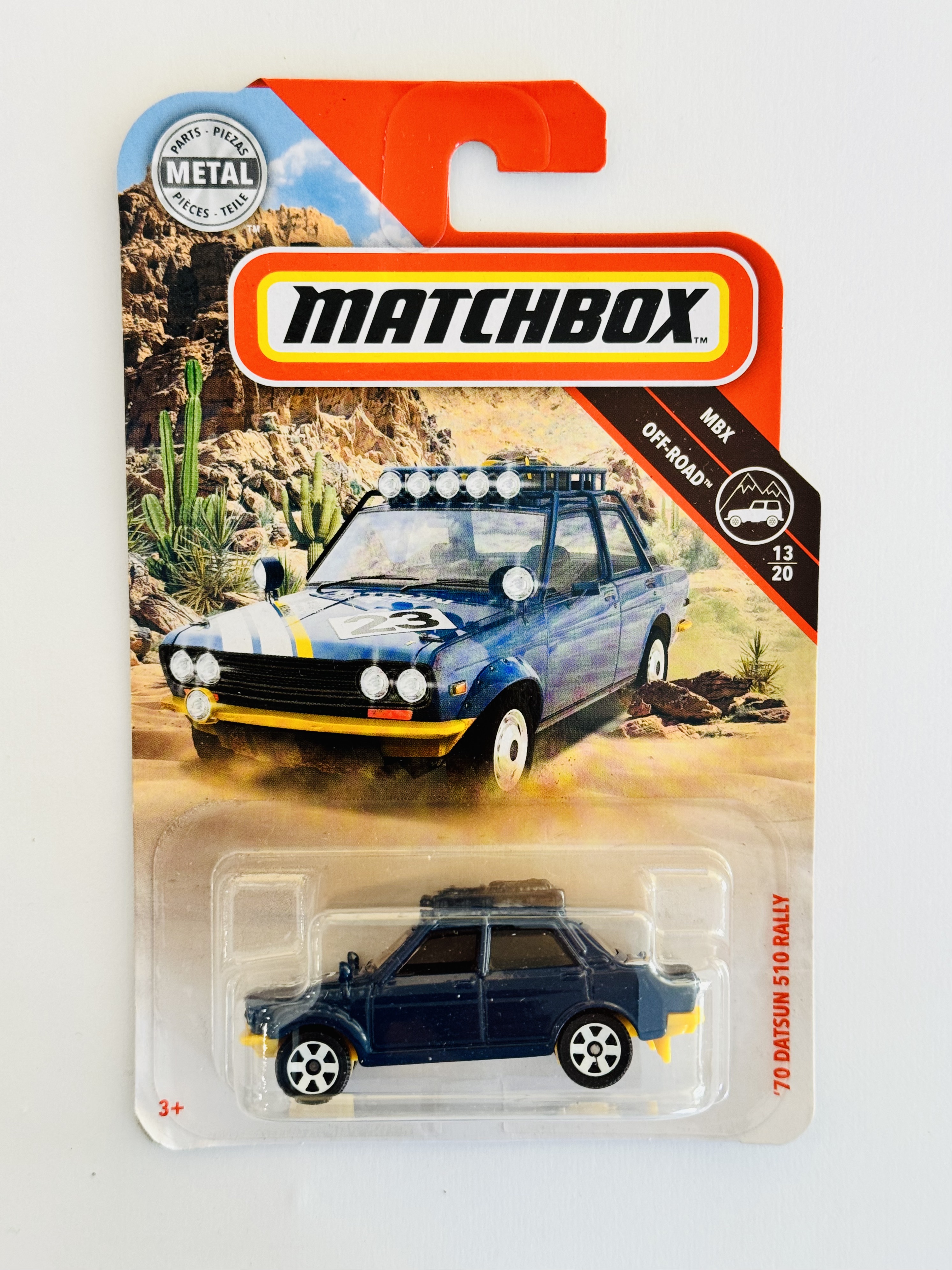 Matchbox #13 '70 Datsun 510 Rally