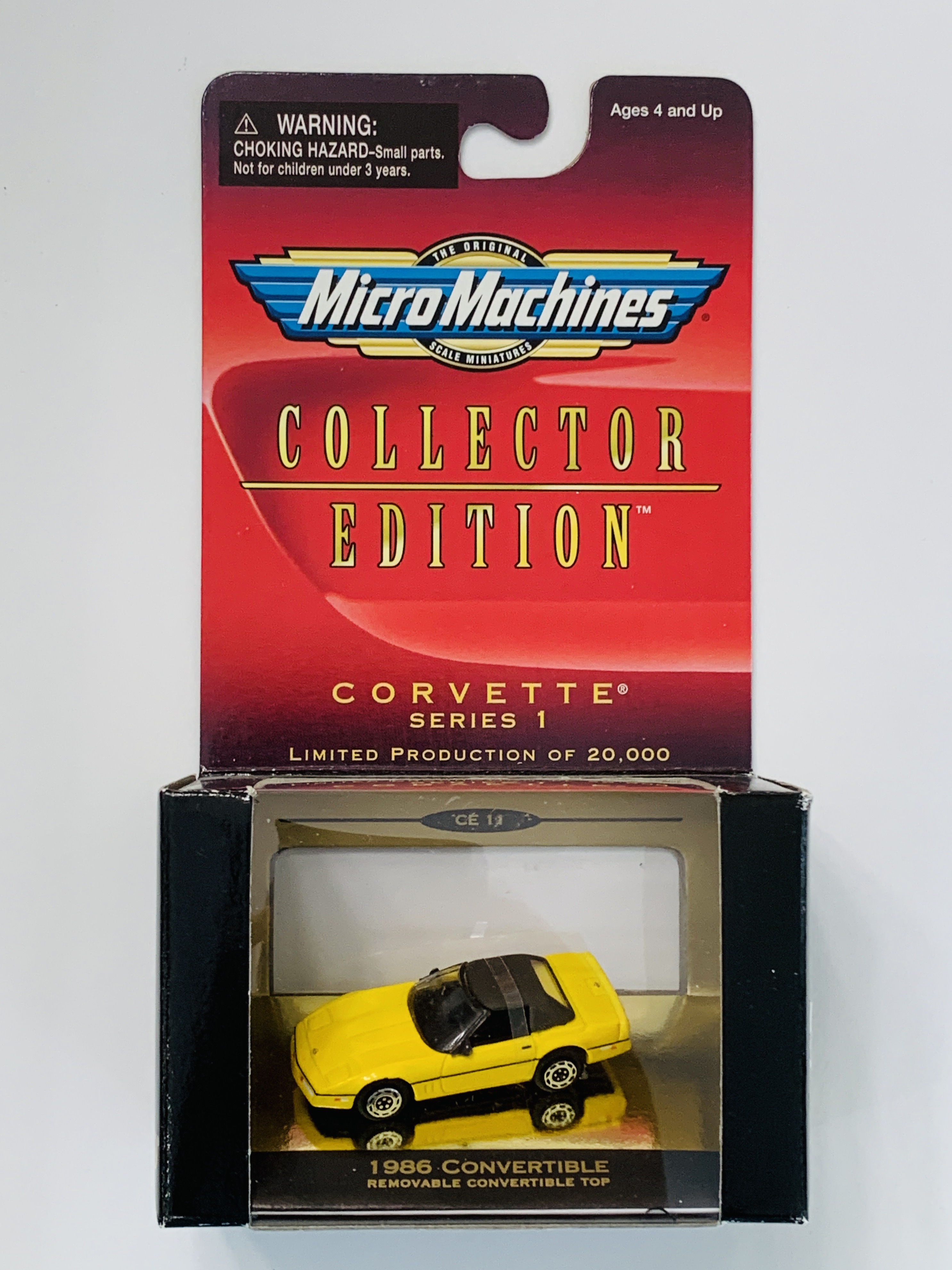 Micro Machines Collector Edition Corvette Series 1 1986 Convertible