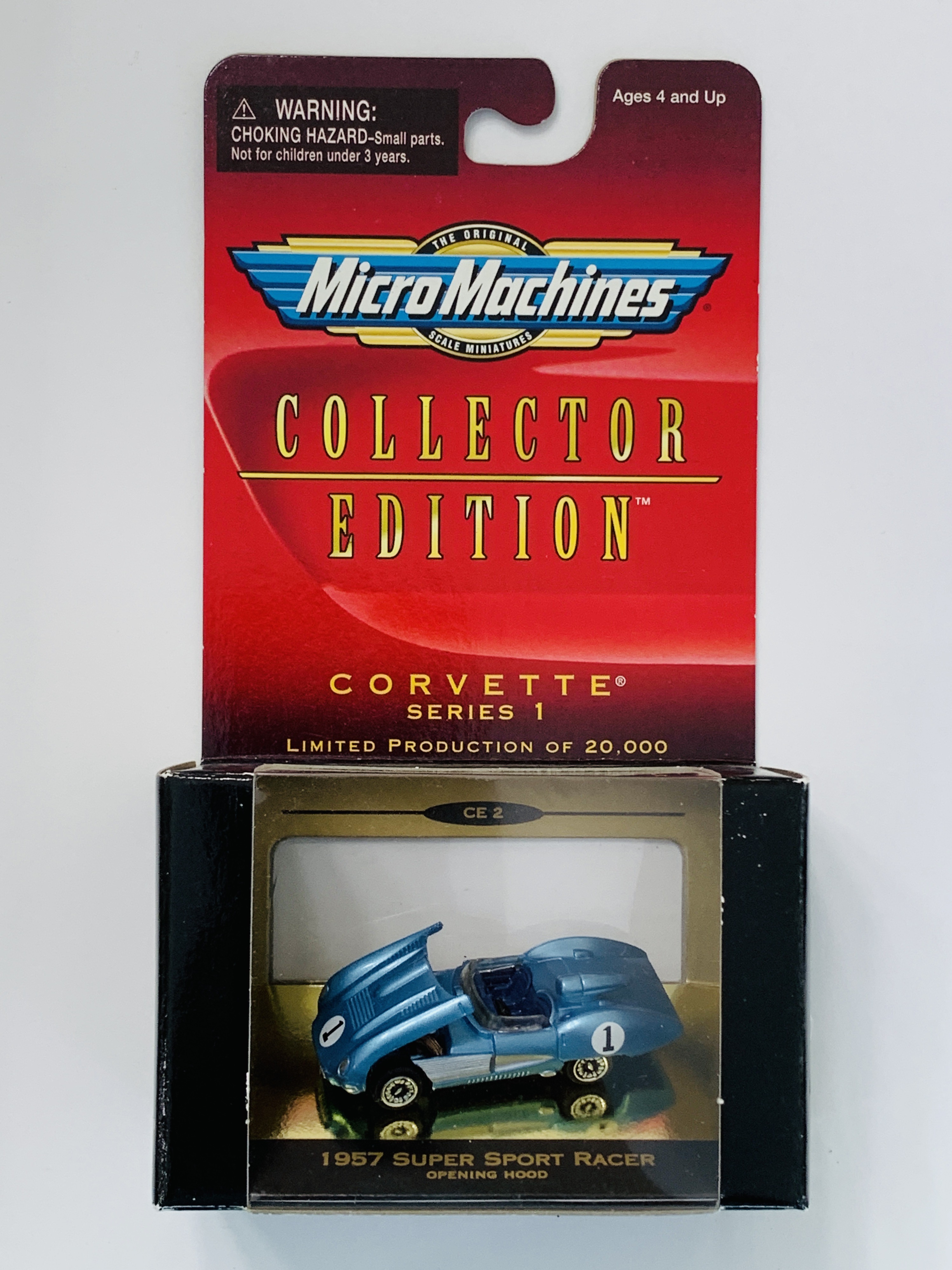 Micro Machines Collector Edition Corvette Series 1 1957 Super Sport Racer