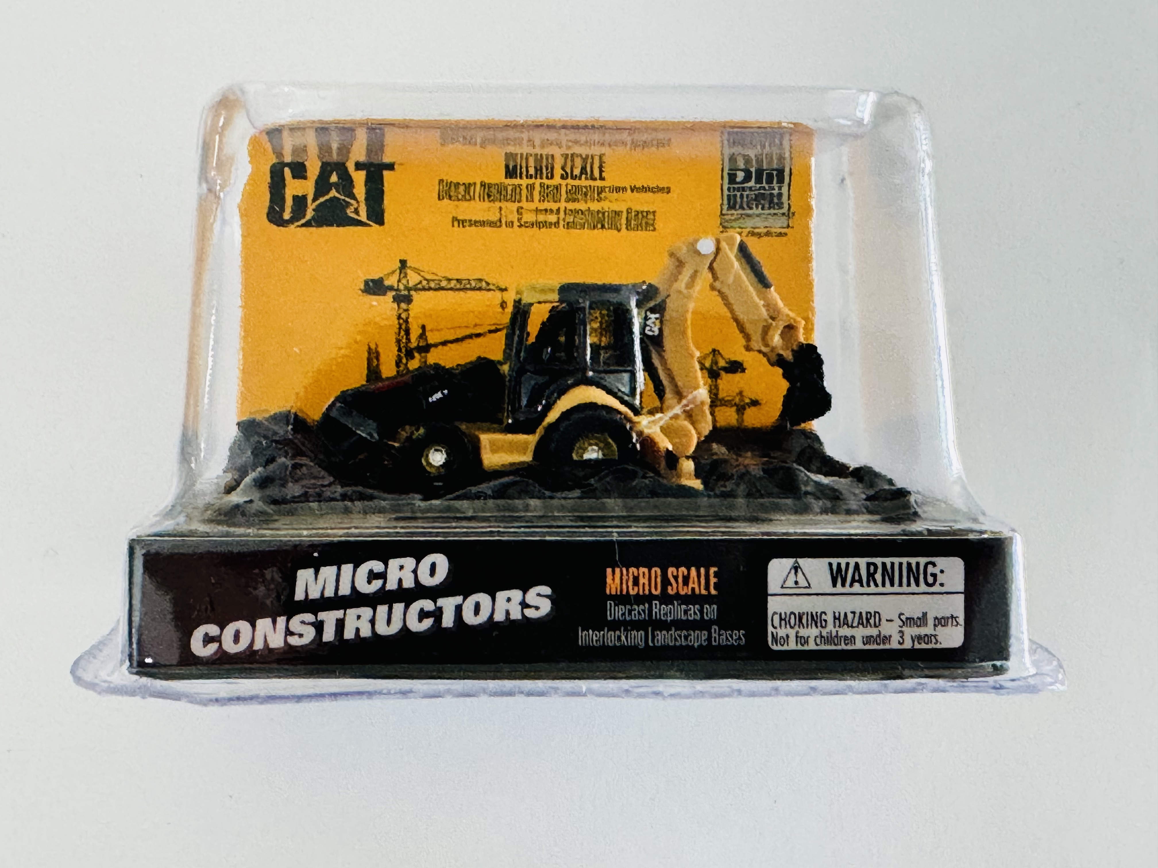DM Diecast Masters CAT Micro Scale 420E Backhoe Loader