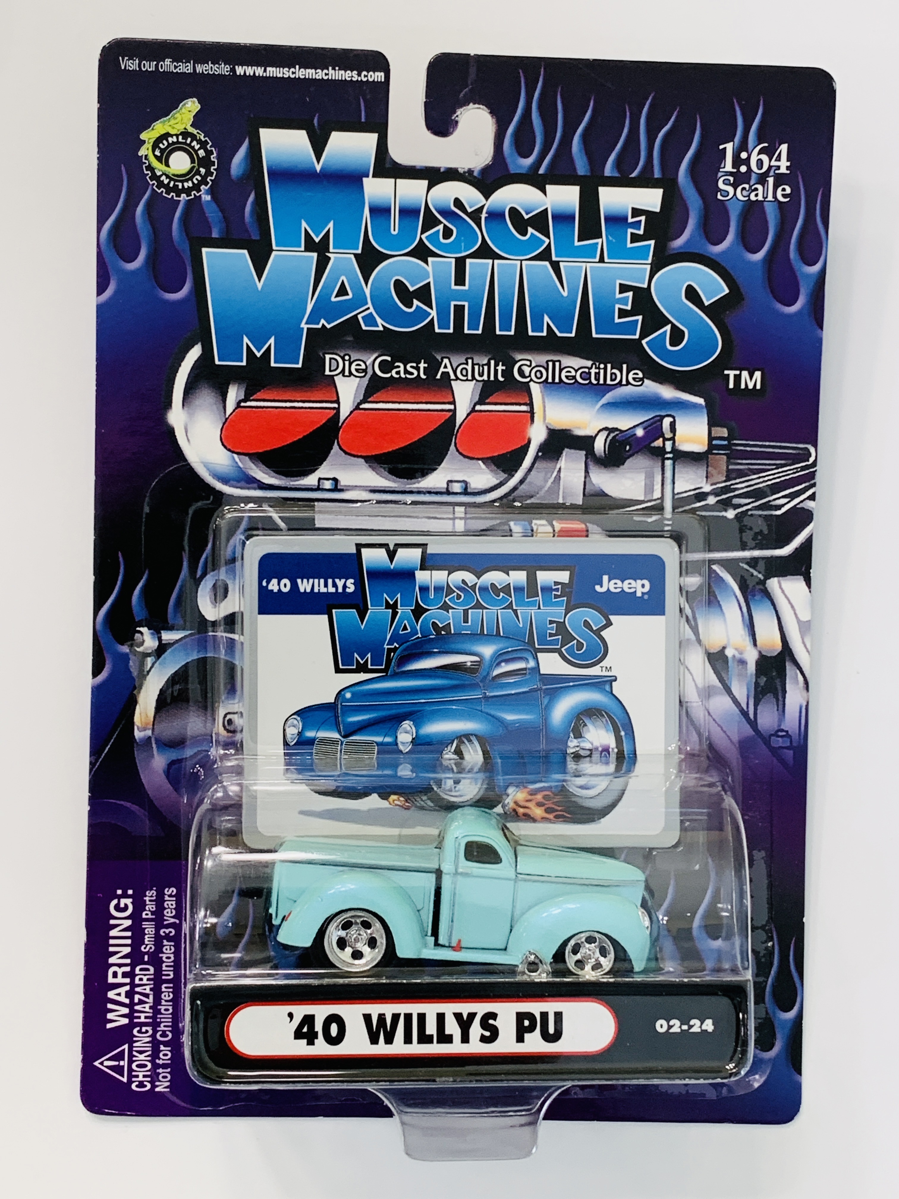 Muscle Machines '40 Willys Pickup 02-24