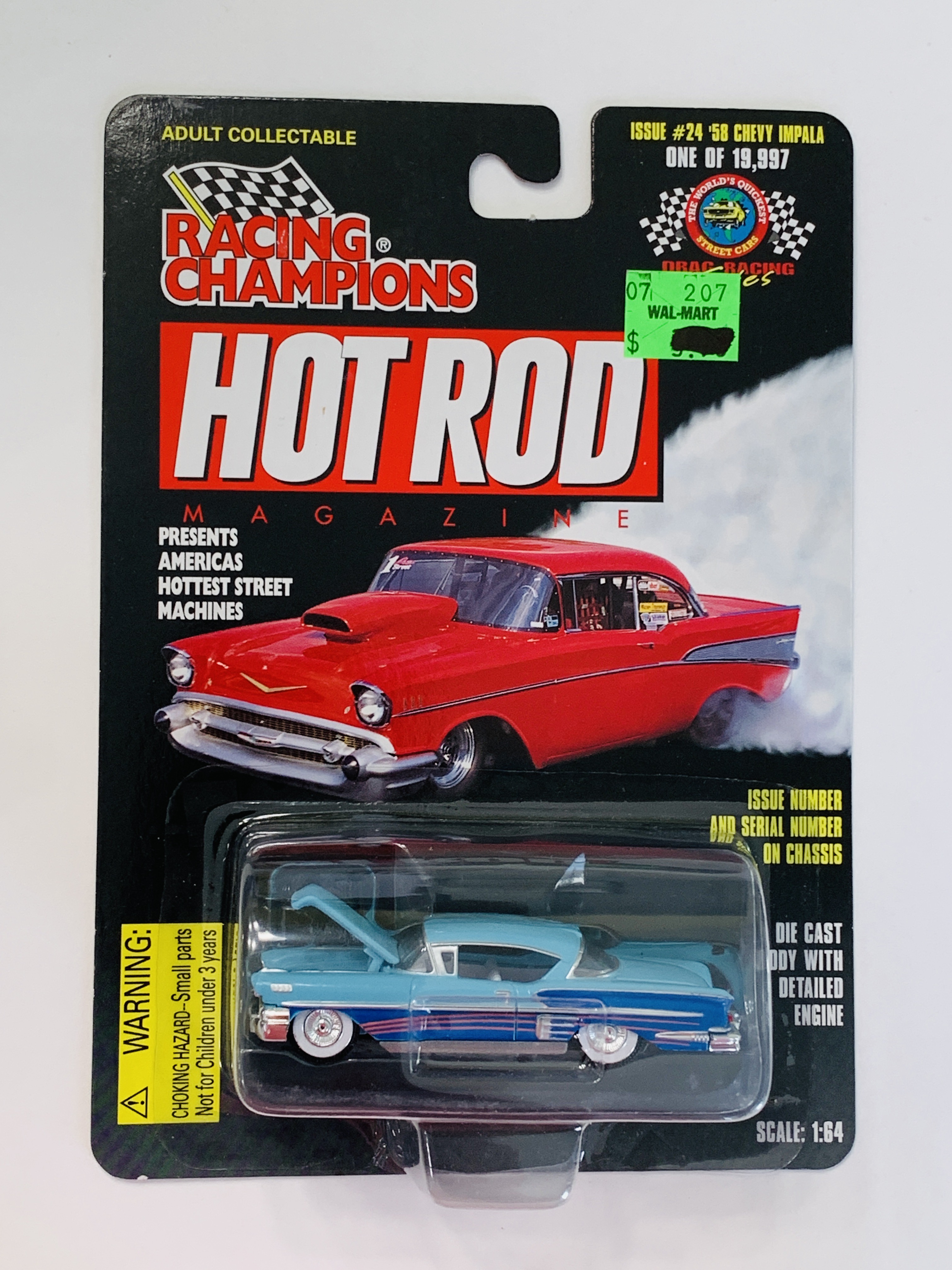 Racing Champions Hot Rod Magazine '59 Chevy Impala