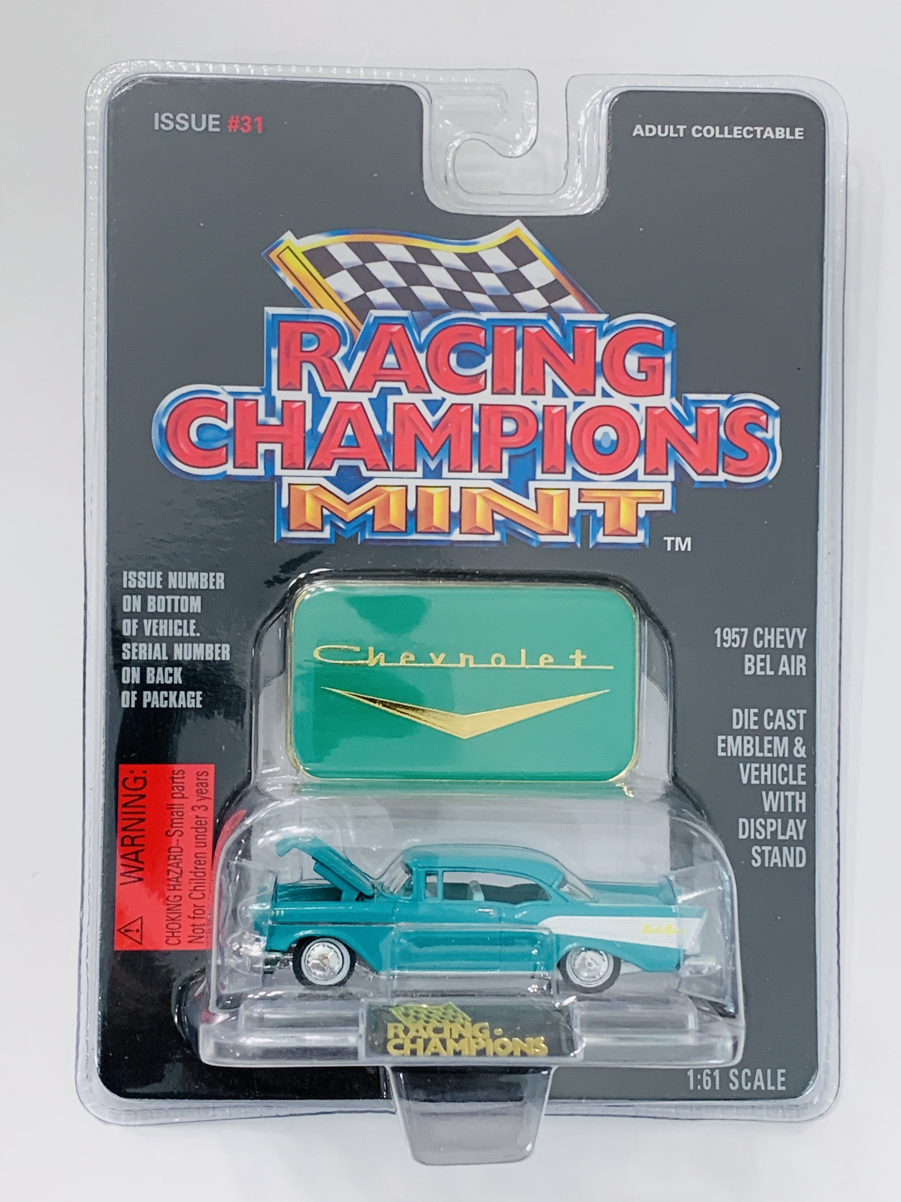 Racing Champions Mint Edition 1957 Chevrolet Bel Air - Teal