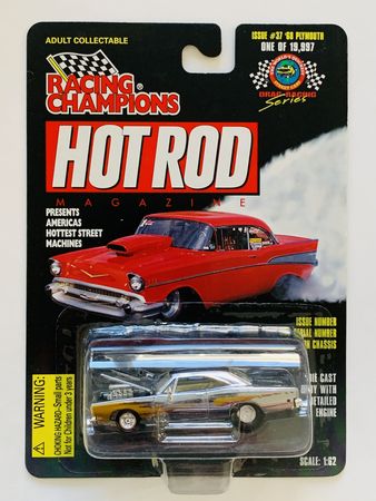 Racing Champions Hot Rod Magazine '68 Plymouth