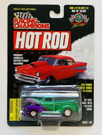 Racing Champions Hot Rod Magazine '50 Chevy Pickup