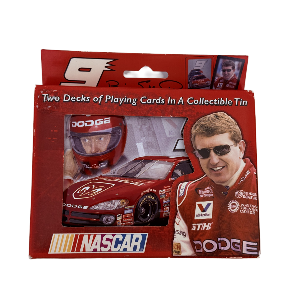 NASCAR Bill Elliott Playing Cards and Collectors Tin
