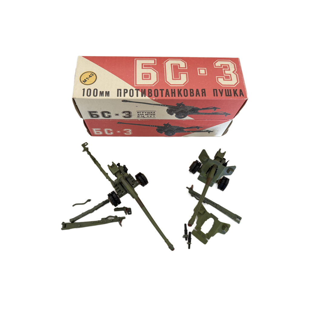 Russian Collectors Series 6C-3 100mm Guns (2) - Damaged