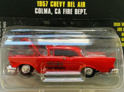 Racing Champions Police Colma, Ca Fire Dept. 1957 Chevy Bel Air 1